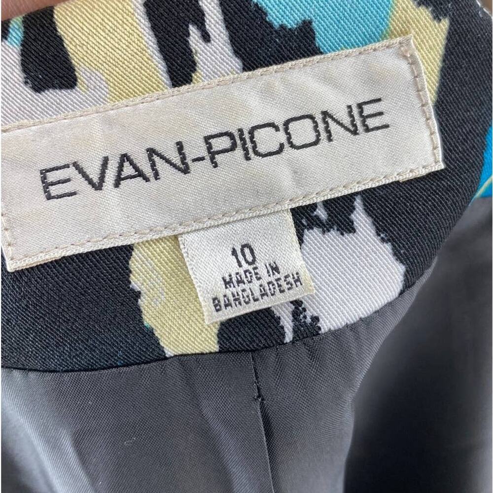 Evan-Picone Multicolored Open Front Padded Should… - image 5